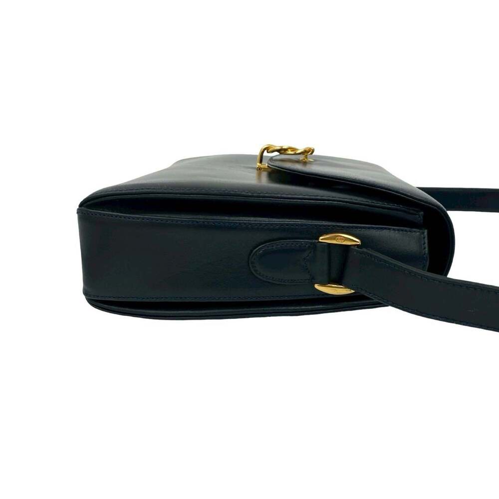 GUCCI Vintage Blue Leather Shoulder Bag - Picture 6 of 10